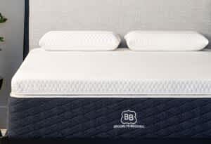 Product page photo of the Brooklyn Bedding Microcoil Mattress Topper