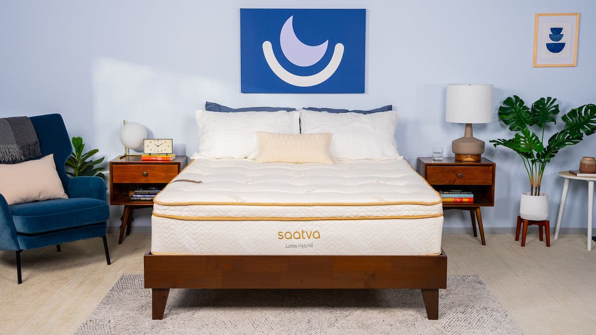 Sleep Doctor's proprietary photo of the Saatva Latex Hybrid